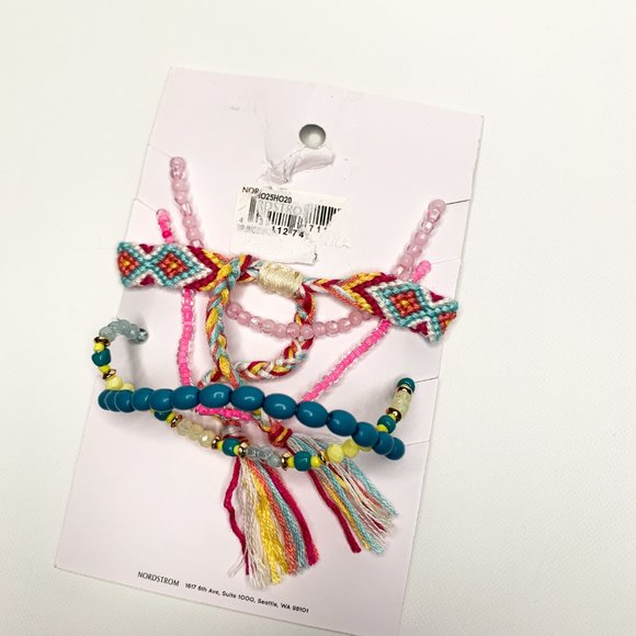 NEW BP Love spell out beaded bracelet friendship bracelet set heart - Picture 3 of 3